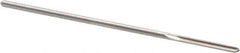 Alvord Polk - 3/32" High Speed Steel 4 Flute Chucking Reamer - Straight Flute, 0.088" Straight Shank, 3/4" Flute Length, 3" OAL - Eagle Tool & Supply