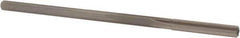 Alvord Polk - 7/32" High Speed Steel 6 Flute Chucking Reamer - Straight Flute, 0.2075" Straight Shank, 1-1/4" Flute Length, 5" OAL - Eagle Tool & Supply