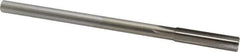 Alvord Polk - 7/16" High Speed Steel 6 Flute Chucking Reamer - Straight Flute, 0.373" Straight Shank, 1-3/4" Flute Length, 7" OAL - Eagle Tool & Supply