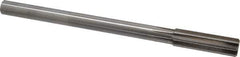 Alvord Polk - 43/64" High Speed Steel 8 Flute Chucking Reamer - Straight Flute, 9/16" Straight Shank, 2-1/4" Flute Length, 9" OAL - Eagle Tool & Supply