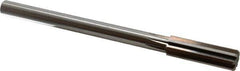 Alvord Polk - 51/64" High Speed Steel 8 Flute Chucking Reamer - Straight Flute, 5/8" Straight Shank, 2-1/2" Flute Length, 9-1/2" OAL - Eagle Tool & Supply