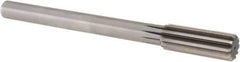 Alvord Polk - 61/64" High Speed Steel 10 Flute Chucking Reamer - Straight Flute, 3/4" Straight Shank, 2-5/8" Flute Length, 10" OAL - Eagle Tool & Supply