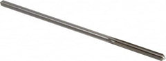 Chucking Reamer: 0.173″ Dia, 4-1/2″ OAL, 1-1/8″ Flute Length, Straight Shank, High Speed Steel 6 Flute, RH