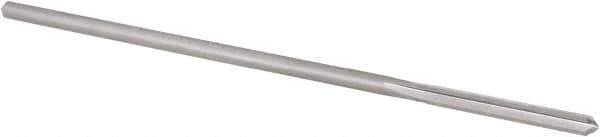 Alvord Polk - #35 High Speed Steel 4 Flute Chucking Reamer - Straight Flute, 0.103" Straight Shank, 7/8" Flute Length, 3-1/2" OAL - Eagle Tool & Supply