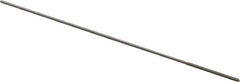Alvord Polk - #64 High Speed Steel 4 Flute Chucking Reamer - Straight Flute, 0.032" Straight Shank, 1/2" Flute Length, 2-1/2" OAL - Eagle Tool & Supply