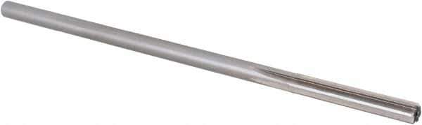 Alvord Polk - Letter A High Speed Steel 6 Flute Chucking Reamer - Straight Flute, 0.2265" Straight Shank, 1-1/2" Flute Length, 6" OAL - Eagle Tool & Supply