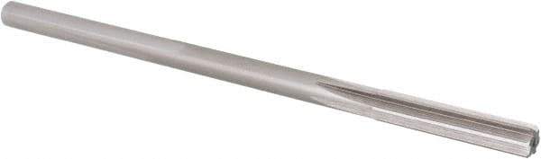 Alvord Polk - Letter M High Speed Steel 6 Flute Chucking Reamer - Straight Flute, 0.2792" Straight Shank, 1-1/2" Flute Length, 6" OAL - Eagle Tool & Supply