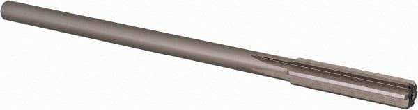 Alvord Polk - Letter R High Speed Steel 6 Flute Chucking Reamer - Straight Flute, 0.2792" Straight Shank, 1-1/2" Flute Length, 6" OAL - Eagle Tool & Supply