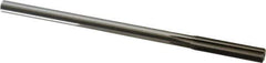 Alvord Polk - 5/16" High Speed Steel 6 Flute Chucking Reamer - Straight Flute, 0.2792" Straight Shank, 1-1/2" Flute Length, 6" OAL - Eagle Tool & Supply