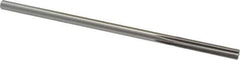 Alvord Polk - 1/4" High Speed Steel 6 Flute Chucking Reamer - Straight Flute, 0.2405" Straight Shank, 1-1/2" Flute Length, 6" OAL - Eagle Tool & Supply