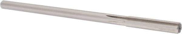 Alvord Polk - 0.3115" High Speed Steel 6 Flute Chucking Reamer - Straight Flute, 0.2792" Straight Shank, 1-1/2" Flute Length, 6" OAL - Eagle Tool & Supply