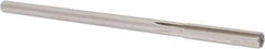 Alvord Polk - 0.3115" High Speed Steel 6 Flute Chucking Reamer - Straight Flute, 0.2792" Straight Shank, 1-1/2" Flute Length, 6" OAL - Eagle Tool & Supply