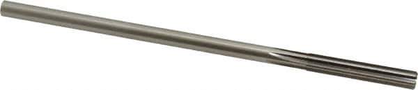 Alvord Polk - 6.5mm High Speed Steel 6 Flute Chucking Reamer - Straight Flute, 0.2405" Straight Shank, 1-1/2" Flute Length, 6" OAL - Eagle Tool & Supply