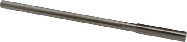 Alvord Polk - 9.5mm High Speed Steel 6 Flute Chucking Reamer - Straight Flute, 0.3105" Straight Shank, 1-3/4" Flute Length, 7" OAL - Eagle Tool & Supply