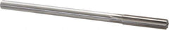 Alvord Polk - 10.5mm High Speed Steel 6 Flute Chucking Reamer - Straight Flute, 0.373" Straight Shank, 1-3/4" Flute Length, 7" OAL - Eagle Tool & Supply