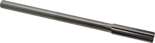 Alvord Polk - 14mm High Speed Steel 8 Flute Chucking Reamer - Straight Flute, 0.4355" Straight Shank, 2" Flute Length, 8" OAL - Eagle Tool & Supply