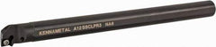 Kennametal - 23.62mm Min Bore Diam, 254mm OAL, 3/4" Shank Diam, A-SCLP Indexable Boring Bar - CP.. Insert, Screw Holding Method - Eagle Tool & Supply