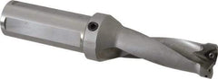 Kennametal - 3.3" Max Drill Depth, 2.5xD, 33.3mm Diam, Indexable Insert Drill - 2 Inserts, 1-1/2" Shank Diam, Straight Shank - Eagle Tool & Supply