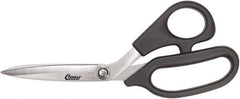 Clauss - 5" LOC, 8-1/2" OAL Stainless Steel Bent Shears - Plastic Offset Handle, For Paper, Fabric - Eagle Tool & Supply