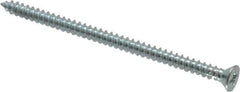 Value Collection - #8 Flat Head Phillips Sheet Metal Screw - Steel, 3" OAL, Grade 2 - Eagle Tool & Supply
