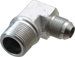 Eaton - 1/2" Tube OD, 37° Steel Flared Tube Male Elbow - 3/4 NPT, Flare x MNPT Ends - Eagle Tool & Supply