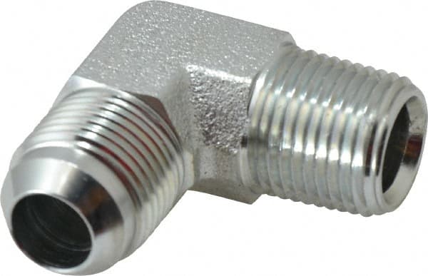Eaton - 5/8" Tube OD x 1/2" NPT 37° Steel Flared Tube Male Elbow - Eagle Tool & Supply