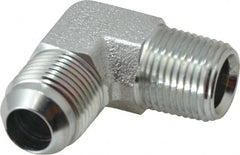 Eaton - 5/8" Tube OD x 1/2" NPT 37° Steel Flared Tube Male Elbow - Eagle Tool & Supply