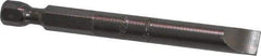 Apex - 0.275" Slotted Screwdriver Bit - 1/4" Hex Drive, 2-3/4" OAL - Eagle Tool & Supply