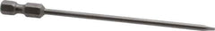 Apex - 0.122" Slotted Screwdriver Bit - 1/4" Hex Drive, 4" OAL - Eagle Tool & Supply