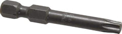 Apex - T27 Torx Bit - 1/4" Hex Drive, 1-15/16" OAL - Eagle Tool & Supply