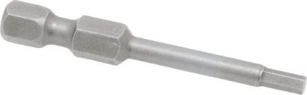 Apex - 7/64" Hex Bit - 1/4" Hex Drive, 1-15/16" OAL - Eagle Tool & Supply