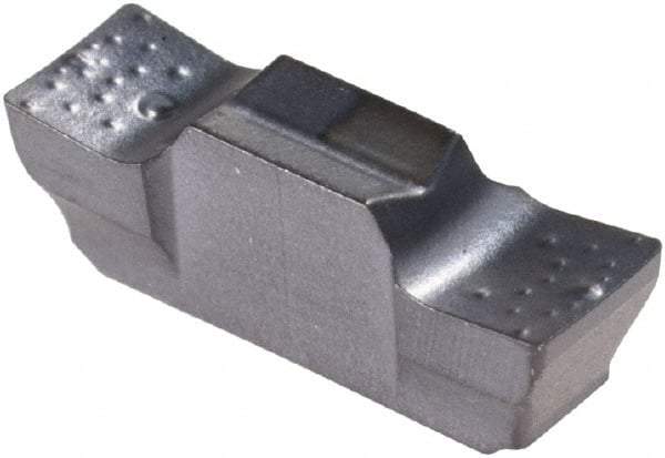 Iscar - 300020GEPI Grade IC908, 3mm Cutting Width Carbide Grooving Insert - 8.99mm Max Depth of Cut, Neutral, 0.2mm Corner Radius, TiN/TiAlN Finish - Eagle Tool & Supply