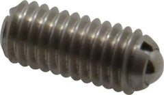 Gibraltar - M6x1.0, 3.5mm Ball Diam, 14mm Body Length, 1mm Max Ball Reach, Threaded Ball Plunger - Stainless Steel Body, Stainless Steel Ball, 0.45 Lb Initial End Force, 1.35 Lb Final End Force - Eagle Tool & Supply