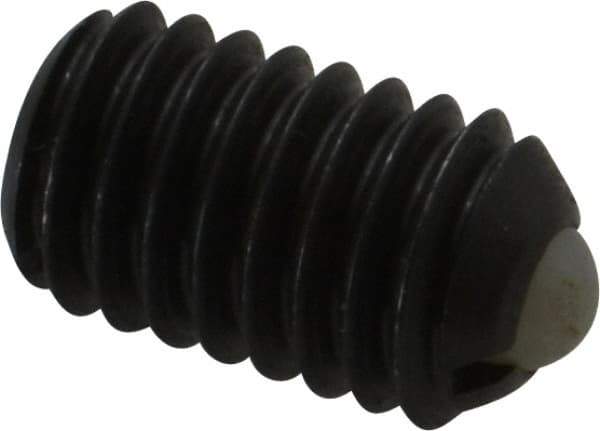 Gibraltar - 3/8-16, 0.188" Ball Diam, 0.625" Body Length, 0.048" Max Ball Reach, Threaded Ball Plunger - Steel Body, Nylon Ball, 5 Lb Initial End Force, 10 Lb Final End Force - Eagle Tool & Supply