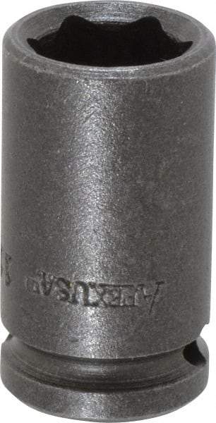 Apex - 1/4" Drive 3/8" Standard Impact Socket - 6 Points, 1" OAL - Eagle Tool & Supply