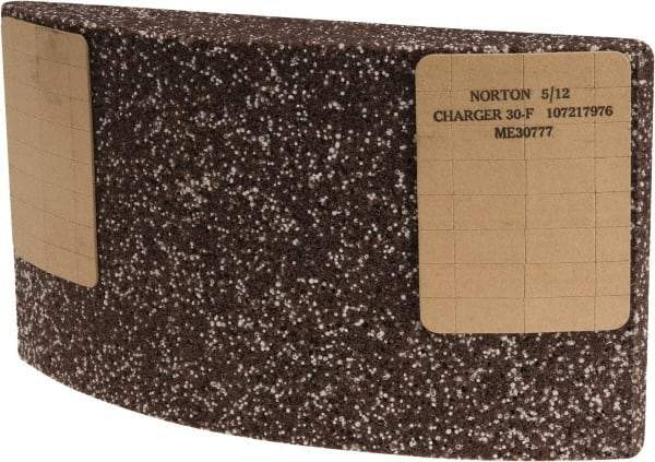 Norton - 11-1/4" Wide x 6" High x 2-1/4" Thick Grinding Segment - Ceramic, 30 Grit, Hardness F - Eagle Tool & Supply