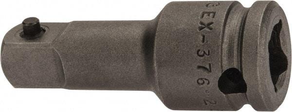 Apex - 3/8" Drive Standard Socket Extension - 2" OAL - Eagle Tool & Supply