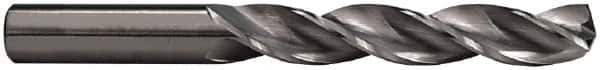 M.A. Ford - 7mm 150° Solid Carbide Jobber Drill - Fordlube Finish, Right Hand Cut, Spiral Flute, Straight Shank, 91mm OAL - Eagle Tool & Supply