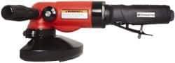 Universal Tool - 5" Wheel Diam, 11,000 RPM, Pneumatic Angle & Disc Grinder - 5/8-11 Spindle, 26 CFM, Side Exhaust - Eagle Tool & Supply