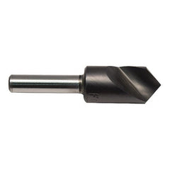 M.A. Ford - 3/4" Head Diam, 1/2" Shank Diam, 1 Flute 120° High Speed Steel Countersink - Eagle Tool & Supply