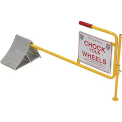 Vestil - 40-1/8" Wide x 20-1/4" High x 11-7/8" Deep, Aluminum Wheel Chock - Eagle Tool & Supply