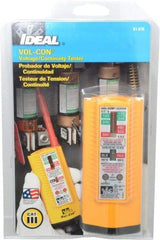 Ideal - 5 VAC/VDC to 600 VAC/VDC, Voltage and Circuit Continuity Tester - LED and Neon Lamps Display, 60 Hz - Eagle Tool & Supply