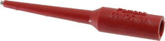 Pomona - Red Electrical Test Equipment Adapter - Use with Connecting Test Leads - Eagle Tool & Supply