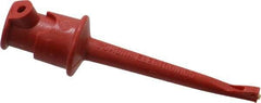 Pomona - Red Electrical Test Equipment Clip - Use with Minigrabbers - Eagle Tool & Supply