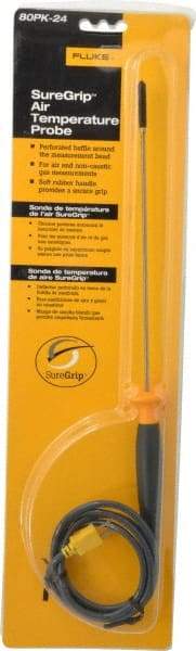 Fluke - -320 to 1500°F, Air and Gas, Thermocouple Probe - Eagle Tool & Supply