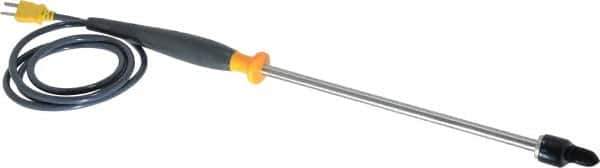 Fluke - -320 to 1112°F, K Ruggedized Surface, Thermocouple Probe - Eagle Tool & Supply