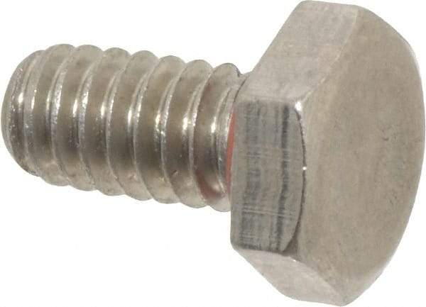 APM HEXSEAL - 1/4-20, Grade 18-8 Stainless Steel, Self Sealing Hex Bolt - Passivated, 1/2" Length Under Head, Silicone O Ring, UNC Thread - Eagle Tool & Supply