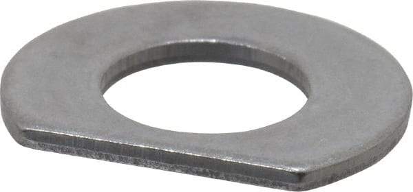 Made in USA - 3/8" Screw Size, 0.444" ID, 1008/1010 Steel Clipped Washer - 0.439 to 0.449" ID, 0.864 to 0.884" OD, 0.055 to 0.065" Thickness, Uncoated - Eagle Tool & Supply