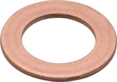 Made in USA - 0.064" Thick, 5/8" Inside x 1" OD, Round Shim - 9/16" Screw, Uncoated C-172 Copper - Eagle Tool & Supply