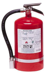 Kidde - 11 Lb, 1-A:10-B:C Rated, Halotron Fire Extinguisher - 7-1/4" Diam x 16.18" High, 125 psi, 15' Discharge in 11 sec, Steel Cylinder - Eagle Tool & Supply